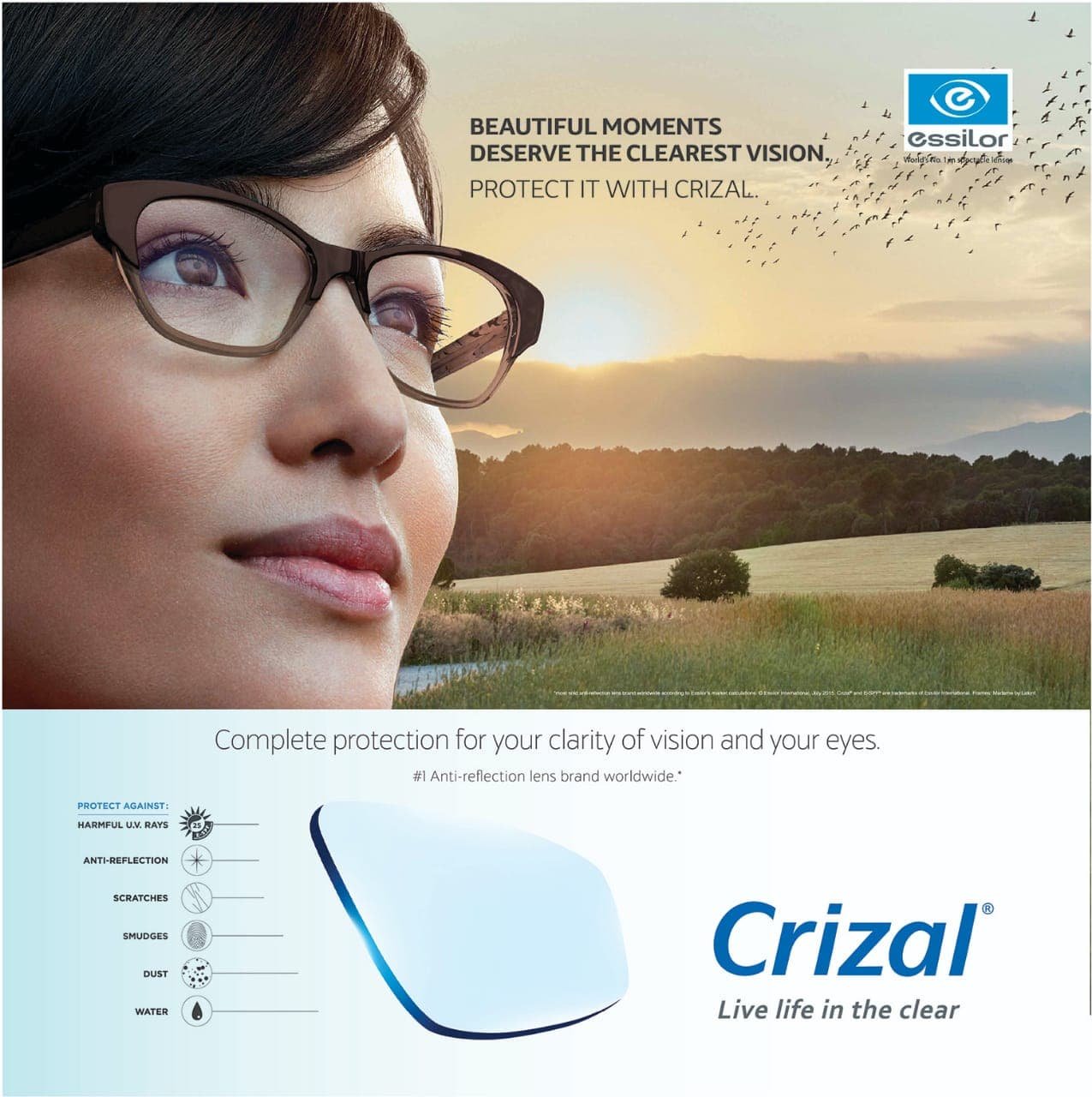 Crizal sunglasses hot sale price