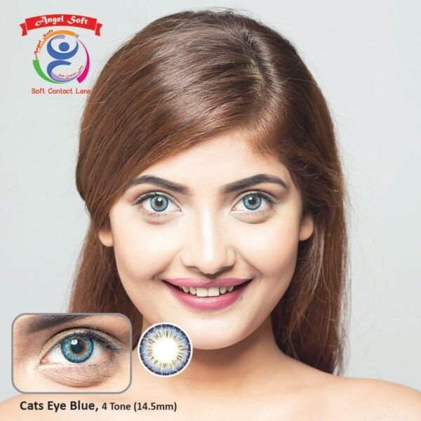 Angel Soft Lens Blue (Cats Eye)