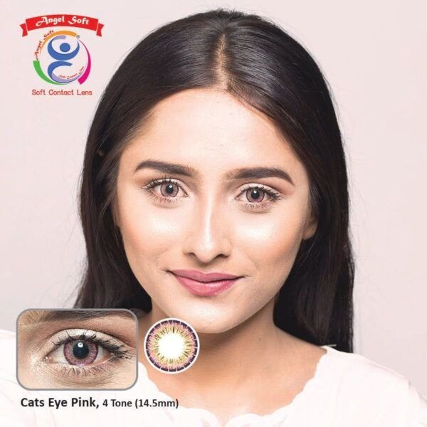 Angel Soft Lens Pink (Cats Eye)