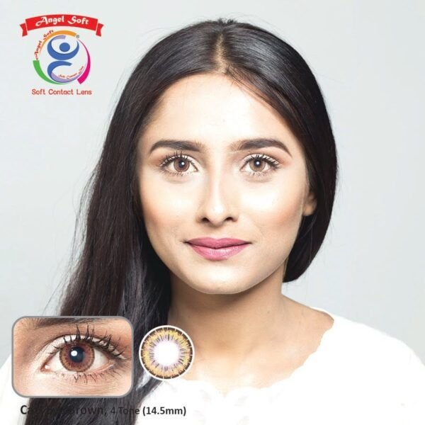 Angel Soft Lens Brown Cats Eye