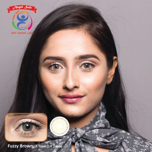 Angel Soft Lens Brown Fuzzy