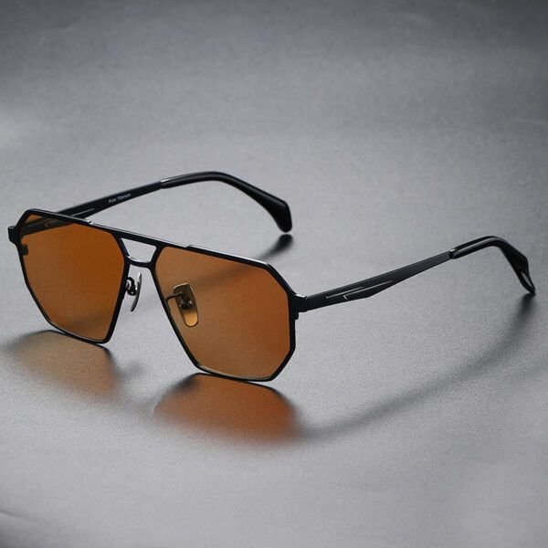 Aviator Titanium Polarized Sunglasses